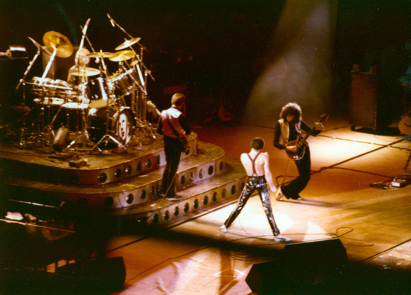 Queen live in Montreal in Canada, 1976